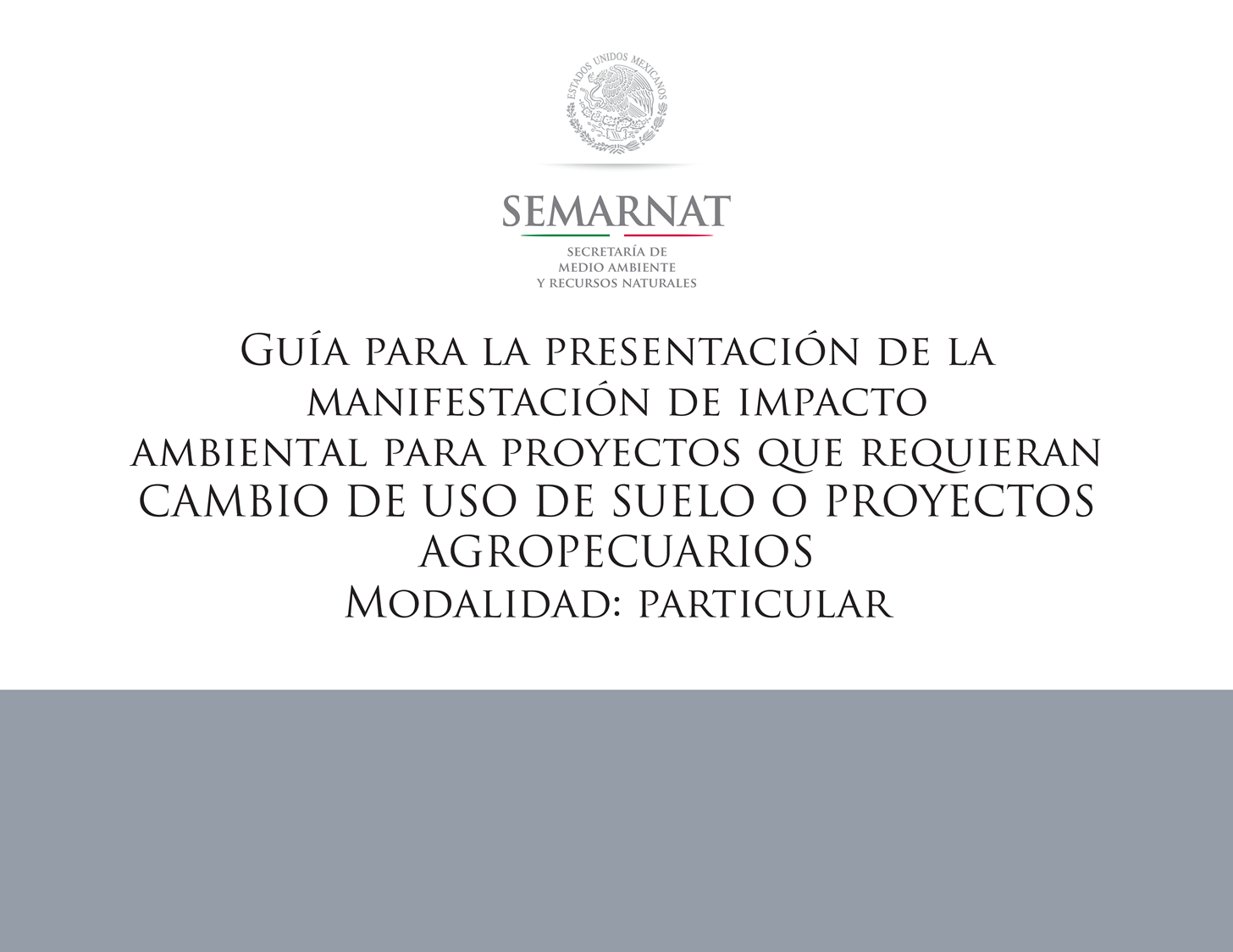 manifestacion de impacto ambiental